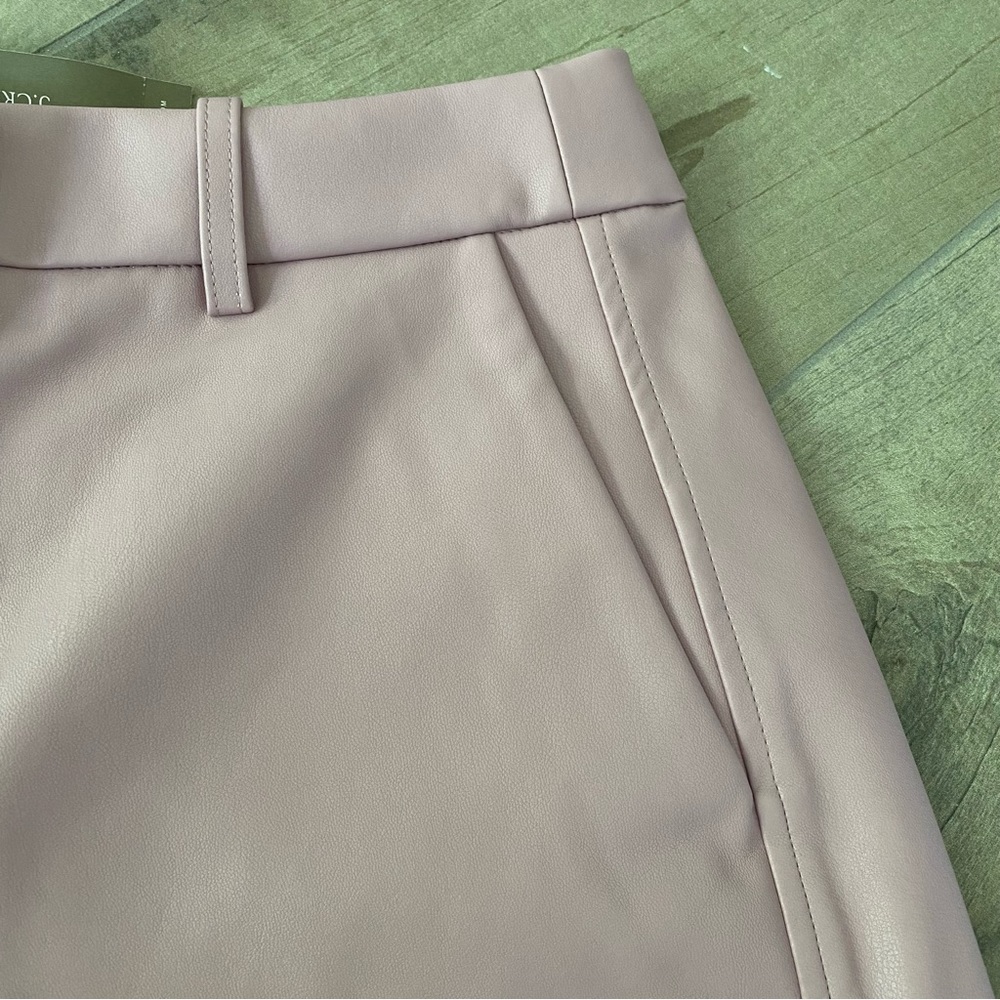 NWT J. Crew high-waisted faux leather shorts - Picture 4 of 7